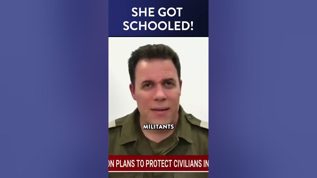 Host Goes Silent as Her Gotcha Question for IDF Officer Backfires #Shorts