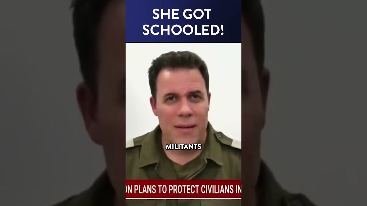 Host Goes Silent as Her Gotcha Question for IDF Officer Backfires #Shorts