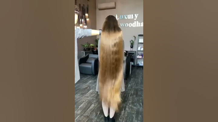 Rapunzel cut her long blond hair (Self hair cut)