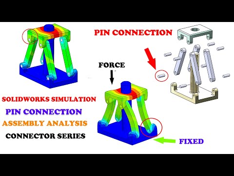 ? Solidworks Simulation Pin Connector