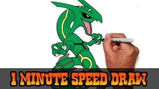 Rayquaza- Pokemon- Speed Draw Video Preview