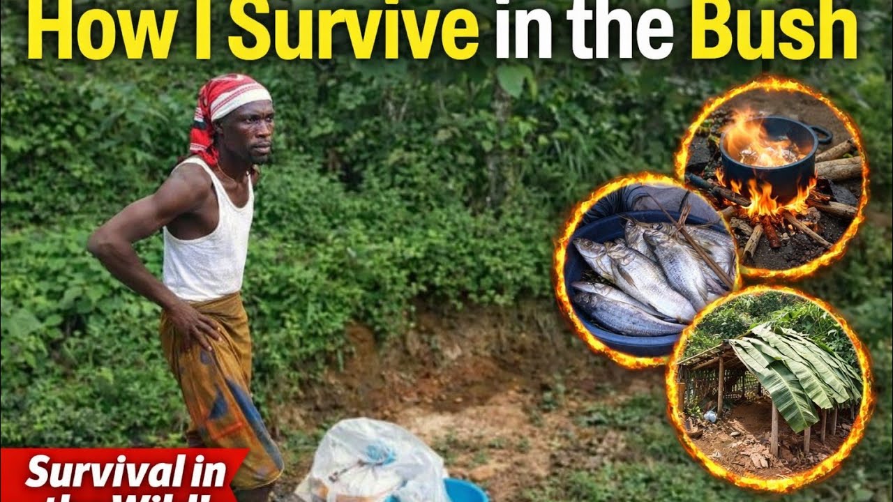 Homeless : How I survive in the bush | Rural African Village Life - YouTube