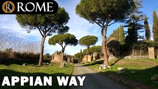 Rome guided tour ➧ Appian Way [4K Ultra HD]