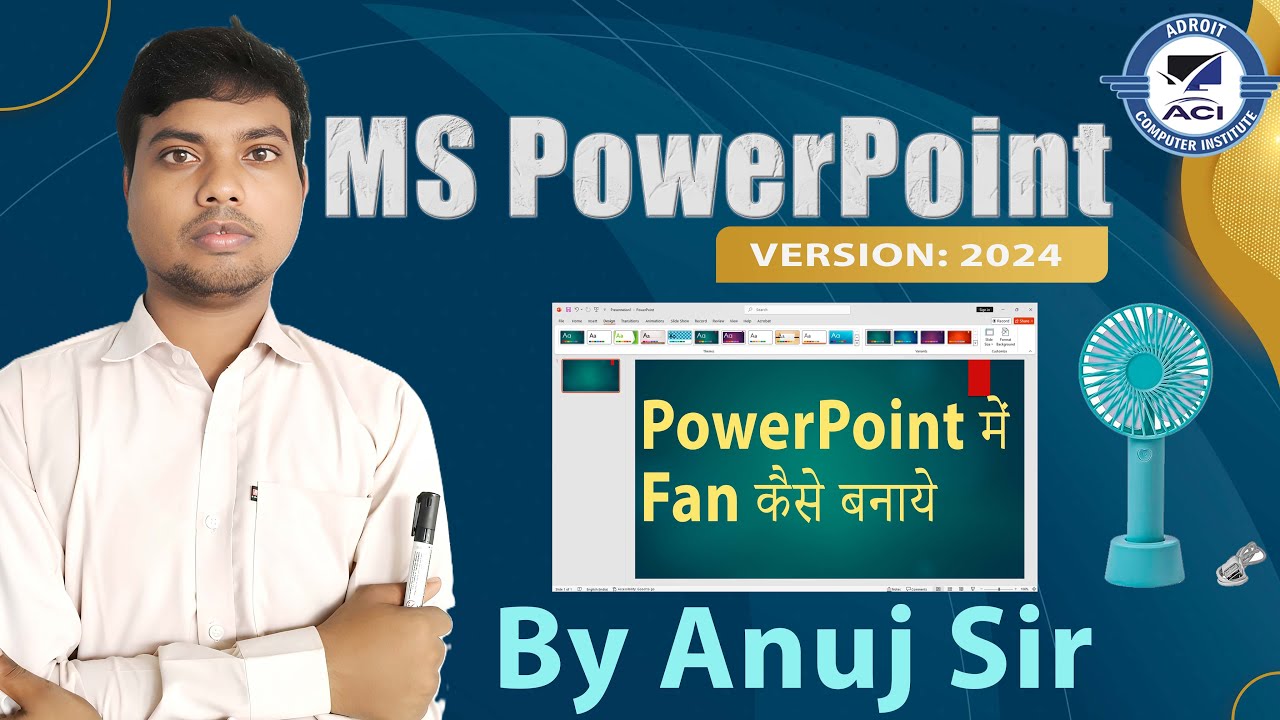 Create Table Fan with Animation Effect in PowerPoint Explain in Hindi ...