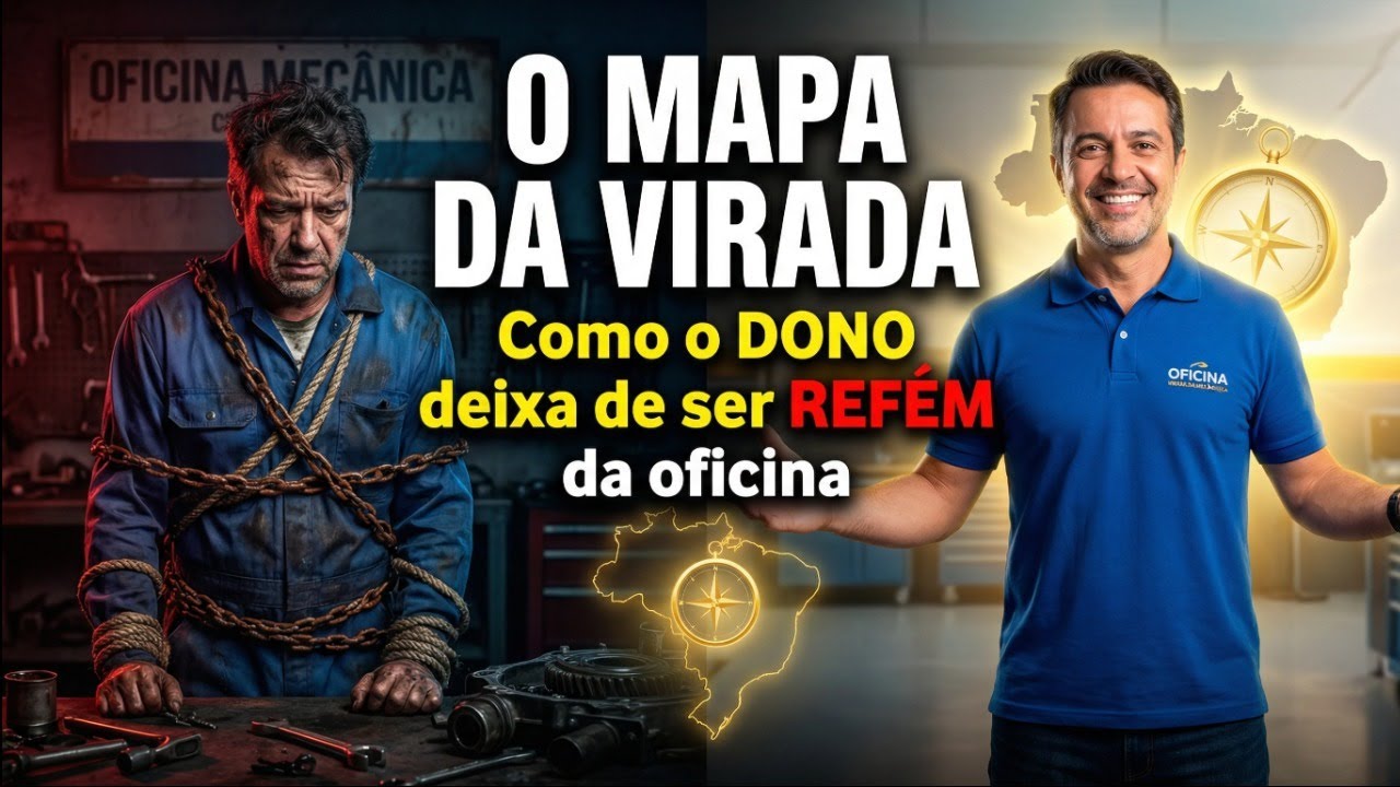 O mapa da virada: como o DONO deixa de ser REFÉM DA OFICINA