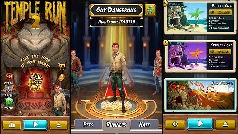 Temple Run 2 In A New Look | Character Guy Dangerous | Map Fall Jungle