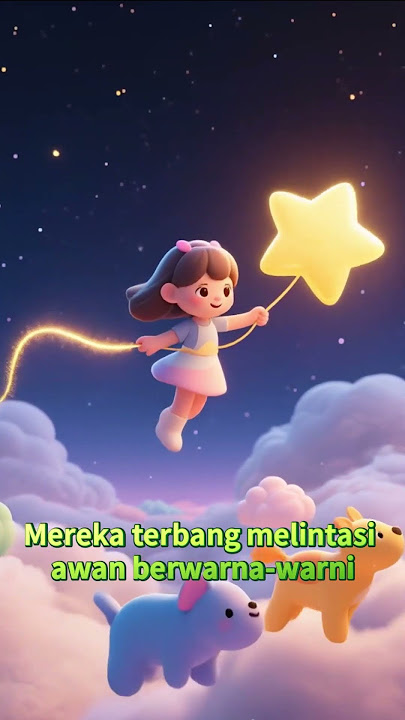 🌙 Ria dan Bintang Jatuh ✨ | Dongeng Tidur Sinematik Penuh Mimpi Indah #bedtimestory #3d #dongeng