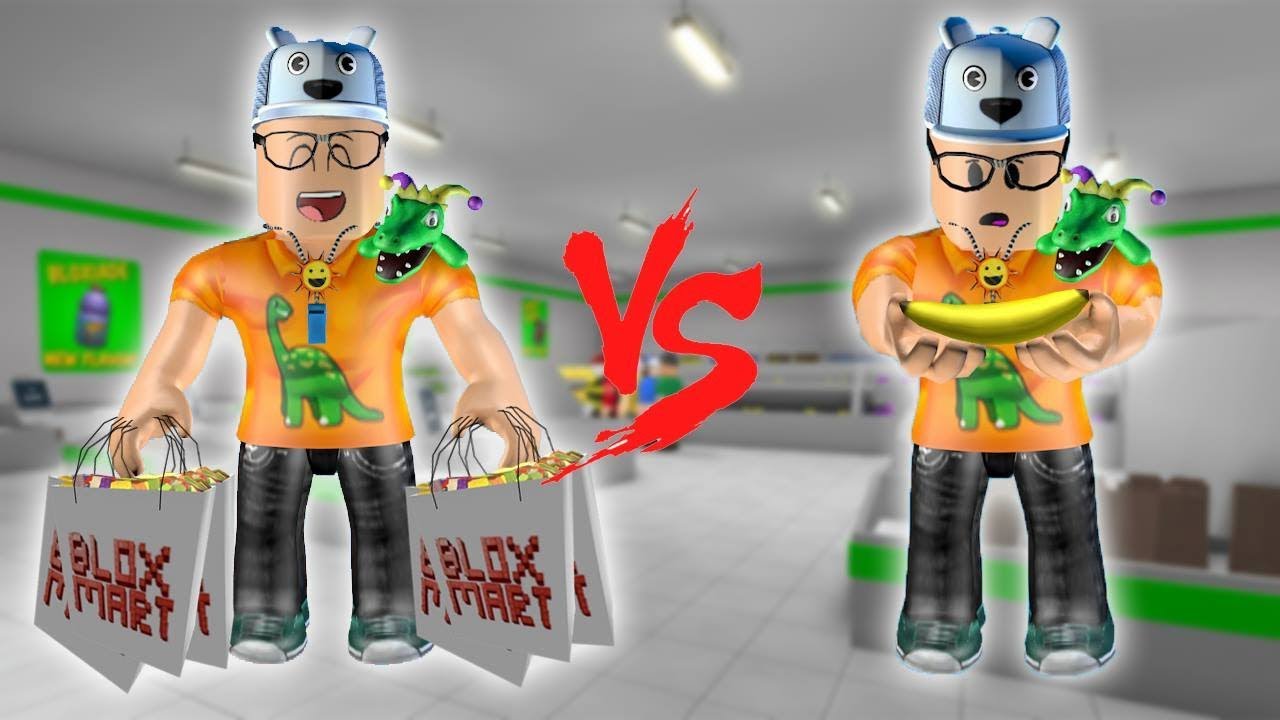 Rico Vs Pobre Fazendo Compras No Mercado Joga Velhote Youtube - roblox o velhote colocou fogo no mapa com um lanca chamas joga