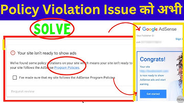 Policy violation & Low value content issue fix | How to get adsense approval