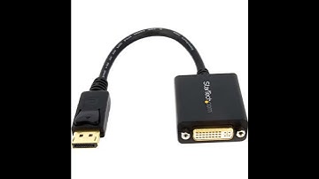 DisplayPort to DVI D Adapter   1920x1200   Passive DVI Video Converter with Latching DP Connector