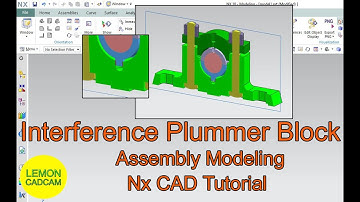 Interference, plummer block, Nx cad