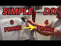 How to Switch a 3 Prong Dryer Cord to a 4 Prong Dryer Cord on an Electric Dryer