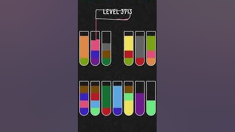water sort puzzle level 3713