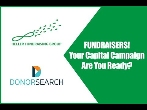 Your Capital Campaign - Are You Ready? Expert Fundraising Training