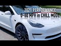 0 60 In CHILL Mode Tesla Model 3 Performance mp3