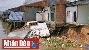 Cần Thơ sạt lở ảnh hưởng 5 căn nhà