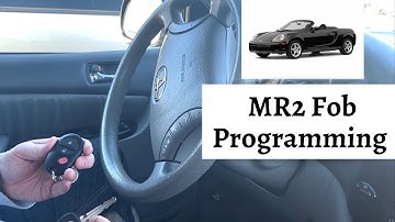 How To Program A Toyota MR2 Remote Key Fob 2000 - 2004