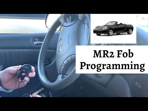 How To Program A Toyota MR2 Remote Key Fob 2000 - 2004