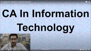 CA Programmer - Working As Full Stack Developer - Check Playlist For More