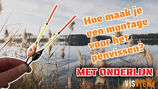 Penvissen Met Onderlijn Op Karper Montage Met Hair