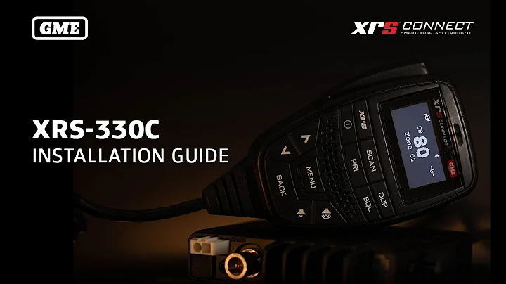 XRS-330C UHF CB Radio Install