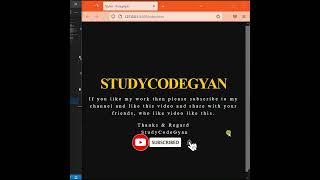 #shorts  How do you style #html paragraph using #css |StudyCodeGyan