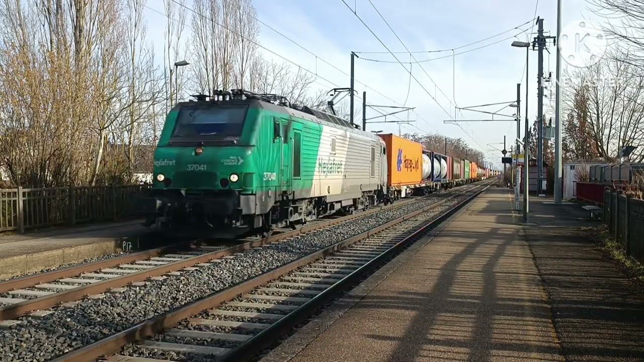 Trafic ferroviaire à Bourg en Bresse et Bartenheim 