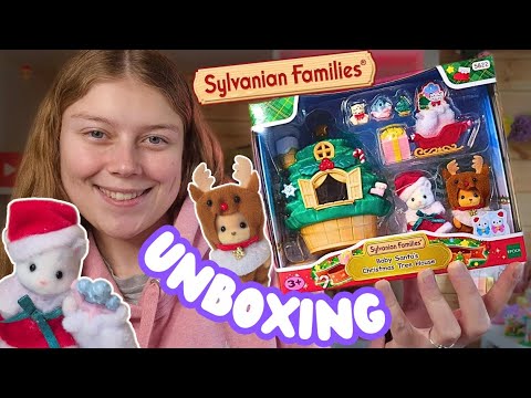 Festive Fun: Sylvanian Families Baby Santa's Christmas Tree House Unboxing