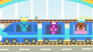 Sago Mini School - Learn &amp; Play Tiny Trains - Best App for Kids