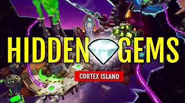 ALL Hidden Gem Locations Cortex Island | Crash Bandicoot 4: It