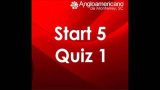 Start 5 Quiz 1 Unit 7-8