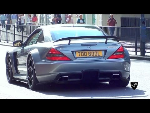 Supercars In London (Part 8) - SL65 AMG Black Series, Aventadors & More!!