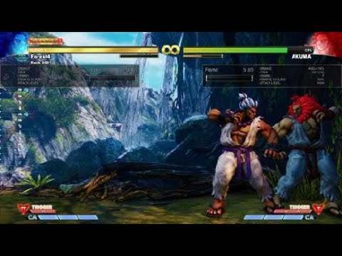 Akuma Combo 496 Damage Corner Only 3 Bars SFVAES4