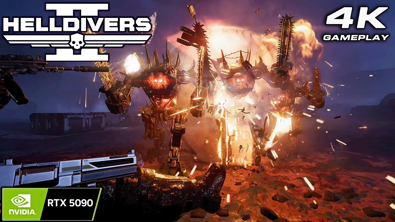 Helldivers 2: 4K Gameplay No Commentary ULTRA Settings | RTX 5090 P1079