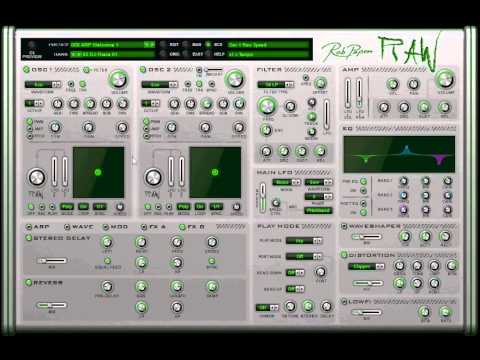 Rob Papen RAW Patch Preview AUDIO DEMO