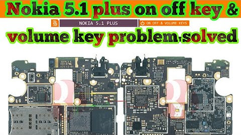 Nokia 5.1 plus on off key & volume key not working solution|