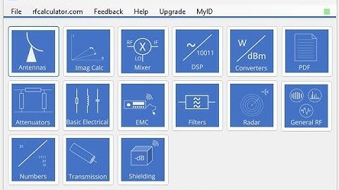 RF calculator attenuator matching, 005/16-Mar-2023