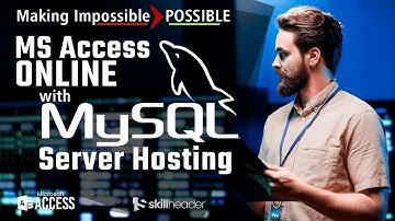 How to Link MySQL Database Hosting to Use MS Access Online