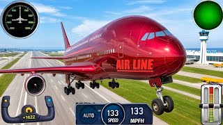 Real Flight Airplane City Pilot Simulator - 2025 Plane Boeing Emergency Landing! Android Gameplay