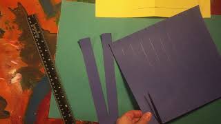 1st Grade Weaving 2 Making Weft Strips