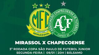 Pré-jogo: Mirassol x Chapecoense - Copa São Paulo de Futebol Junior -  Chapecoense