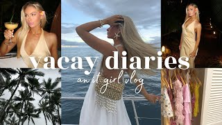 vlogging like we're on facetime: tropical summer vibes, glam dinners, luxury resort, superyacht