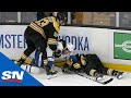 All Big Hits & Scrums From Physical Game 2 Between Maple Leafs And Bruins