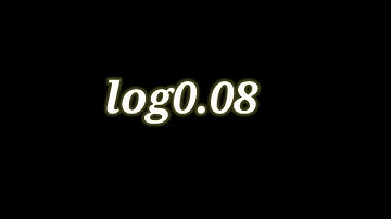 Calculate log0.08 #logarithm