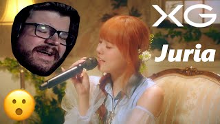 JURIA from XG - Vocal Performance ALPHAZ REACTION (이름에게 Dear Name by IU[아이유] Cover)