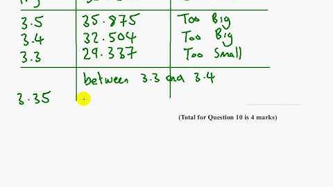 Edexcel  GCSE Maths Modular Higher   Unit 3   March 2012   Q10