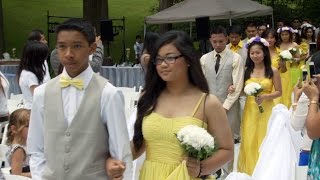 The Groom and Wedding Party Walked in Philippine Wedding Ceremony in Toronto | Processional Video