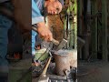 Turning a broken spare part into a nice slingshot  #amazingkkdaily #blacksmith#handmade