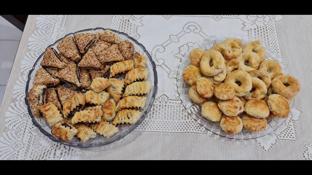 طريقة عمل الكعك- الكليجه بالتمر والحلقوم