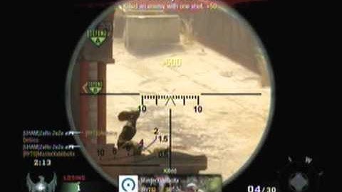 Quad feed in Search and Destroy with Sniper Rifle
